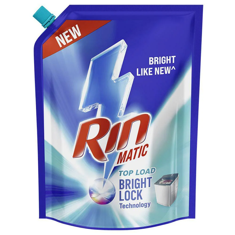 Rin Detergent Liquid 2L Pouch- Top Load